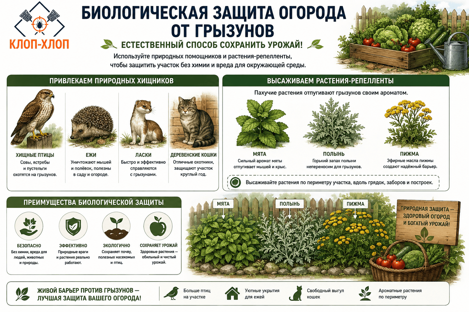 Биологическая борьба с грызунами
